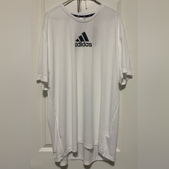 Men's white adidas shirt (NWT) - Picture 3 of 8